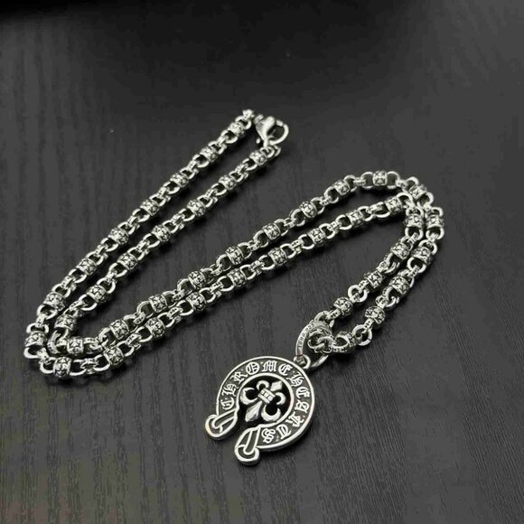 Chrome Hearts Silver Necklace - Picture 1 of 6